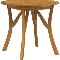 vidaXL Tuintafel Ø 85 cm massief acaciahout