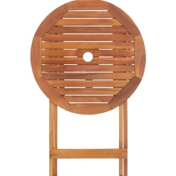vidaXL Tuintafel inklapbaar 60x60x75 cm massief teakhout