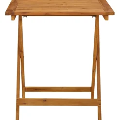 vidaXL Tuintafel inklapbaar 70x70x75 cm massief acaciahout
