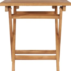 vidaXL Tuintafel inklapbaar 45x45x45 cm massief teakhout