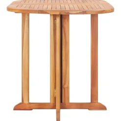 vidaXL Tuintafel inklapbaar 120x70x75 cm massief teakhout