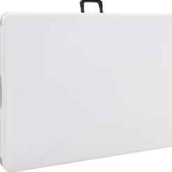 vidaXL Tuintafel inklapbaar 180x72x72 cm HDPE wit