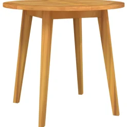 vidaXL Tuintafel Ø85x75 cm massief acaciahout