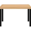 vidaXL Tuintafel 65x65x40 cm aluminium zwart
