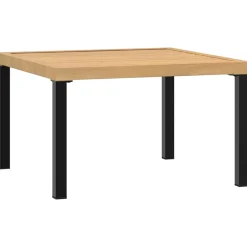vidaXL Tuintafel 65x65x40 cm aluminium zwart