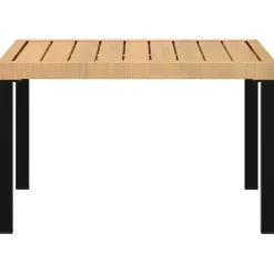 vidaXL Tuintafel 65x65x40 cm aluminium zwart