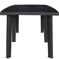vidaXL Tuintafel 216x90x72 cm kunststof antraciet