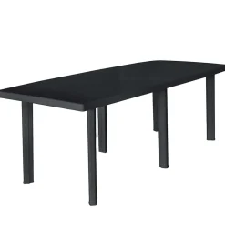 vidaXL Tuintafel 216x90x72 cm kunststof antraciet