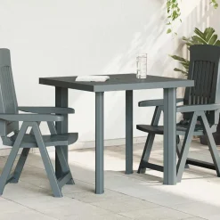 vidaXL Tuintafel 80x75x72 cm kunststof groen