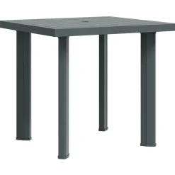 vidaXL Tuintafel 80x75x72 cm kunststof groen