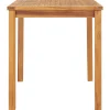 vidaXL Tuintafel 120x70x77 cm massief teakhout