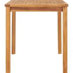 vidaXL Tuintafel 120x70x77 cm massief teakhout