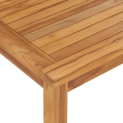 vidaXL Tuintafel 120x70x77 cm massief teakhout