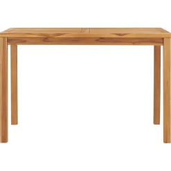 vidaXL Tuintafel 120x70x77 cm massief teakhout