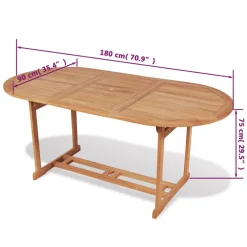 vidaXL Tuintafel 60x60x36 cm massief acaciahout