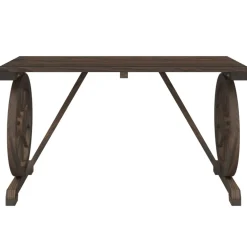 vidaXL Tuintafel 115x55x65 cm massief vurenhout