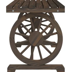 vidaXL Tuintafel 115x55x65 cm massief vurenhout