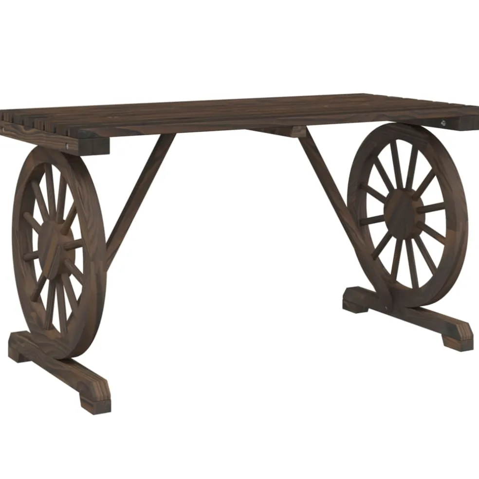 vidaXL Tuintafel 115x55x65 cm massief vurenhout