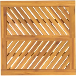 vidaXL Tuintafel 90x90x74 cm massief acaciahout