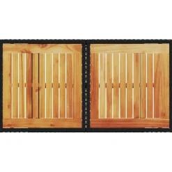 vidaXL Tuintafel 100x55x73 cm poly rattan en acaciahout zwart