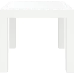 vidaXL Tuintafel 59x47x40 cm PP wit