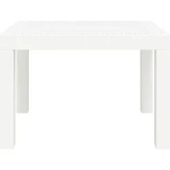 vidaXL Tuintafel 59x47x40 cm PP wit