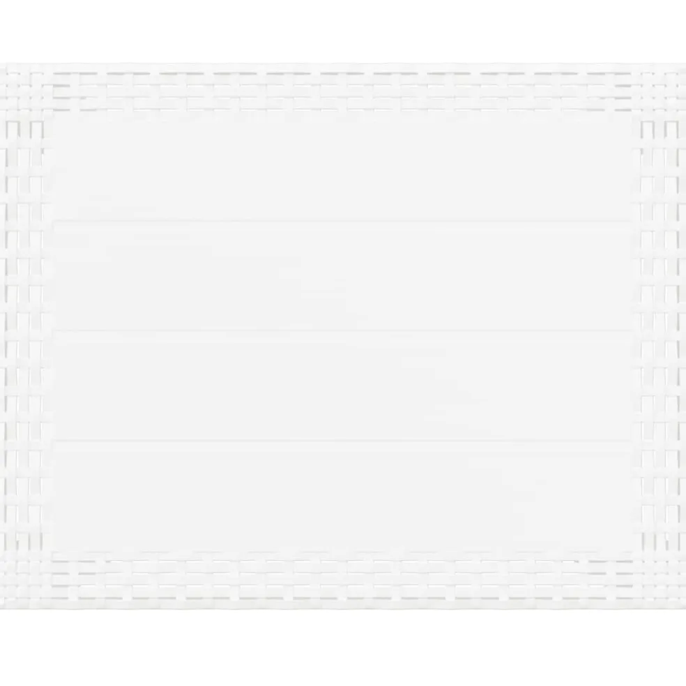 vidaXL Tuintafel 59x47x40 cm PP wit