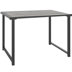 vidaXL Tuintafel 55x40x37 cm staal antracietkleurig