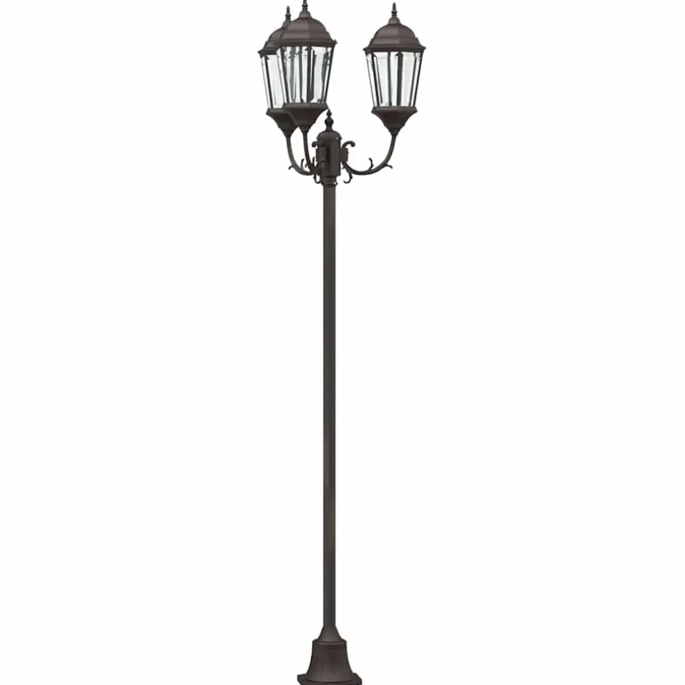 vidaXL Tuinverlichting 57 x 49 x 241 cm Aluminium en Glas