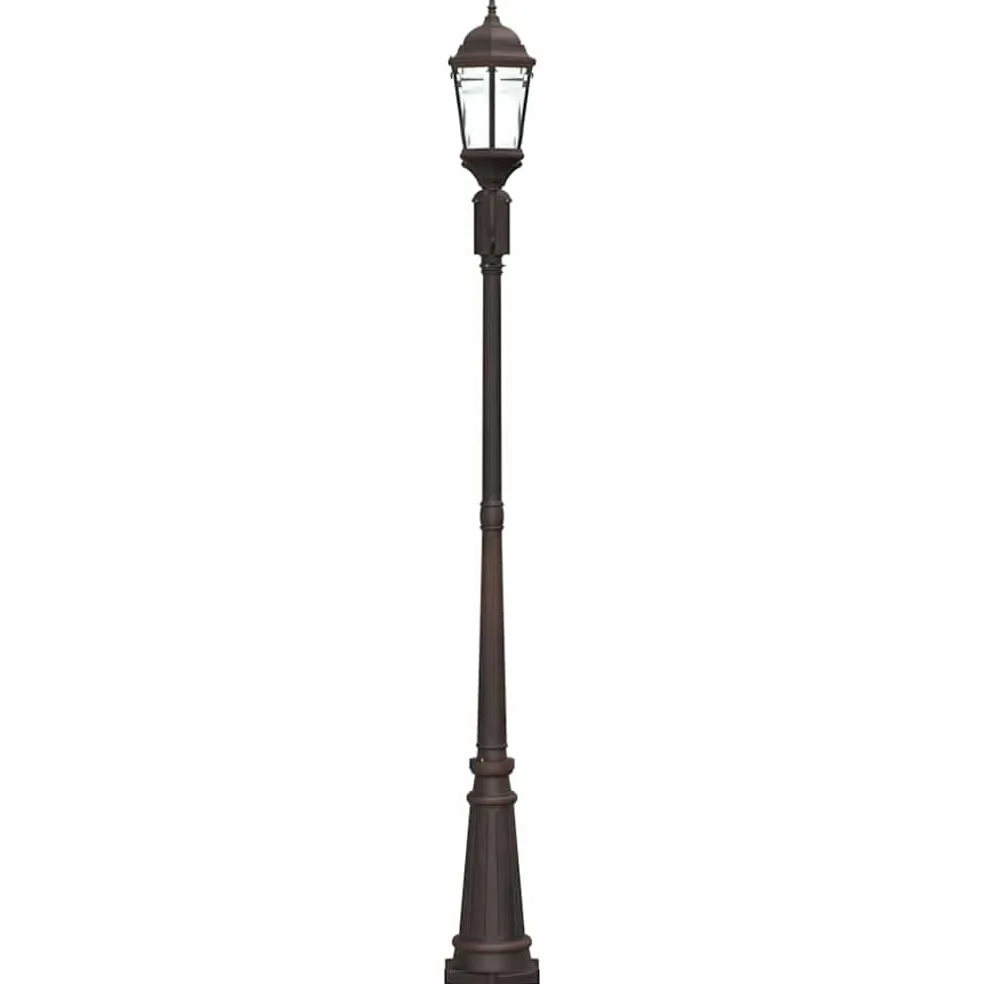 vidaXL Tuinverlichting 57 x 49 x 241 cm Aluminium en Glas