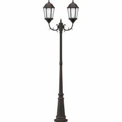 vidaXL Tuinverlichting 57 x 49 x 241 cm Aluminium en Glas
