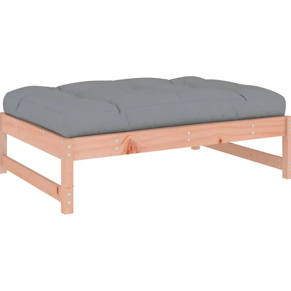 vidaXL Tuinvoetenbank 120x80 cm massief douglashout