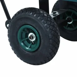 vidaXL Tuinwagen 350 kg groen