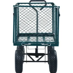 vidaXL Tuinwagen 350 kg groen