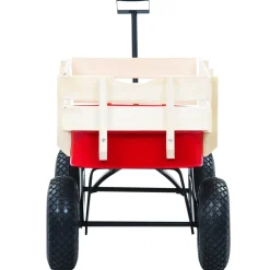 vidaXL Tuinwagen 150 kg rood