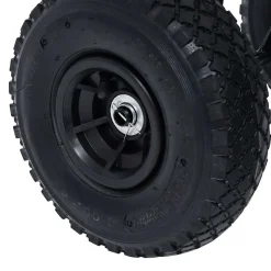 vidaXL Tuinwagen 350 kg zwart
