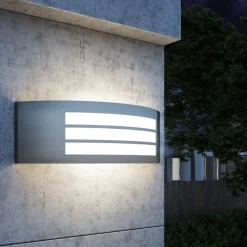 vidaXL Tuinwandlamp roestvrij staal