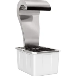vidaXL Tuinwaterval Roestvrij staal 304 54,5 x 34 x 83 cm zilver