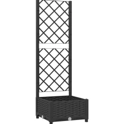 vidaXL Tuin Zwart 40 x 40 x 121,5 cm