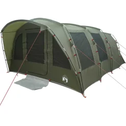 vidaXL Tunneltent Olijfgroen 427 x 315 x 178 cm Polyester en staal