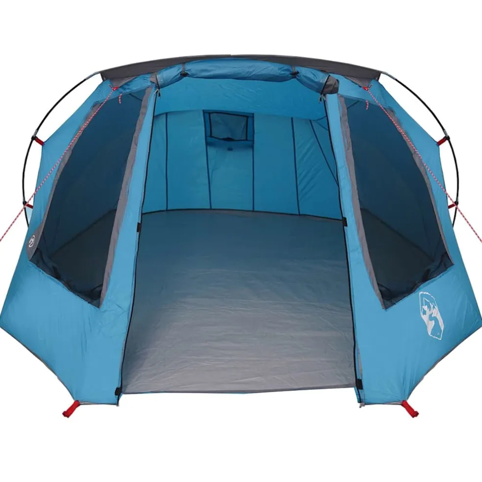 vidaXL Tunnel Tent 3-Person 3-persoons Blauw en Grijs