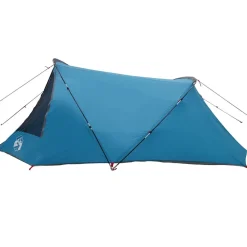 vidaXL Tunnel Tent 3-Person 3-persoons Blauw en Grijs