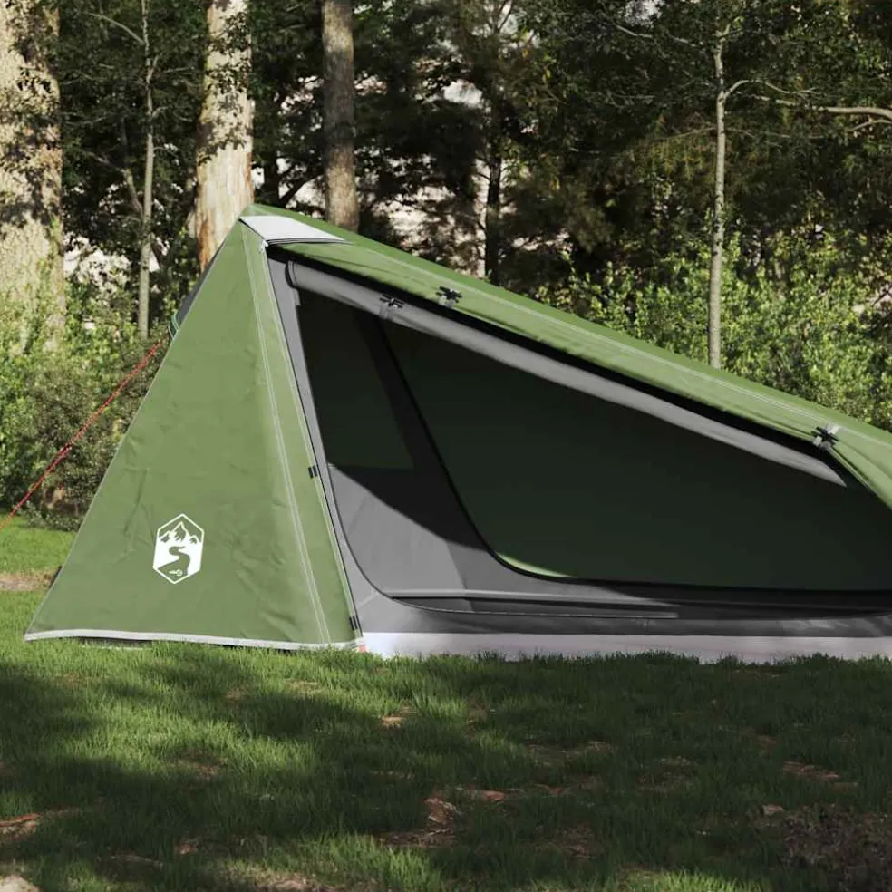 vidaXL Tunneltent 1-persoons waterdicht groen