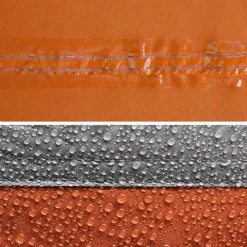 vidaXL Tunneltent 2-persoons waterdicht oranje