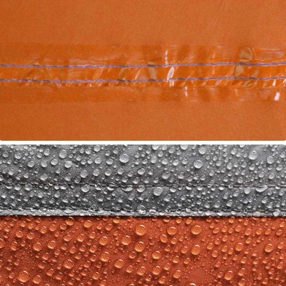 vidaXL Tunneltent 2-persoons waterdicht oranje