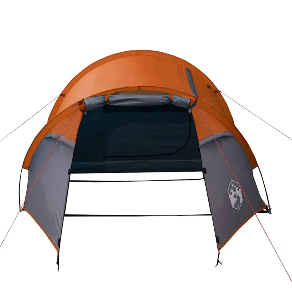 vidaXL Tunneltent 2-persoons waterdicht oranje