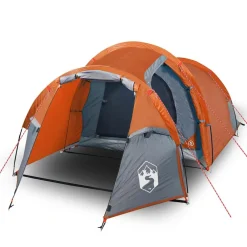 vidaXL Tunneltent 2-persoons waterdicht oranje