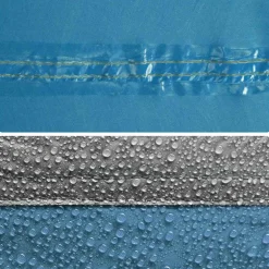 vidaXL Tunneltent 4-persoons waterdicht blauw