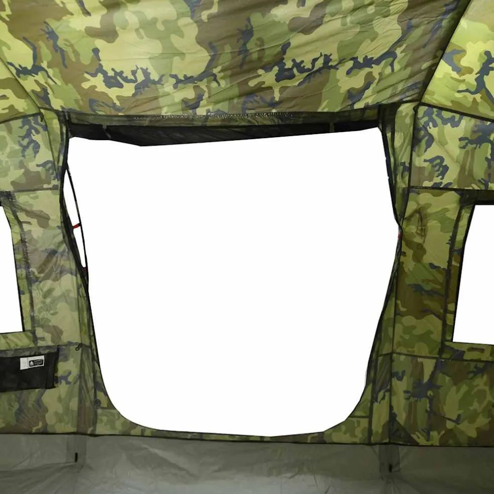 vidaXL Tunneltent 4-persoons waterdicht camouflage