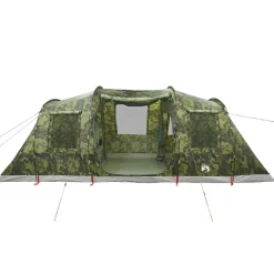 vidaXL Tunneltent 4-persoons waterdicht camouflage